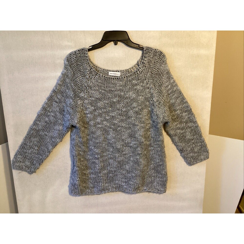 Nina kendosa Paris sweater  gray sz small made in Italy